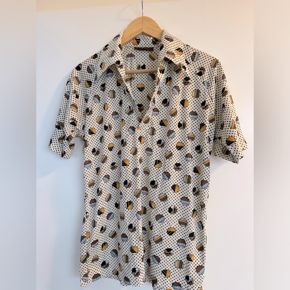 70s style polo top